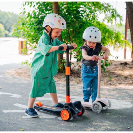 Lionelo - Monopattino per bambini JESSY 3xAA rosa