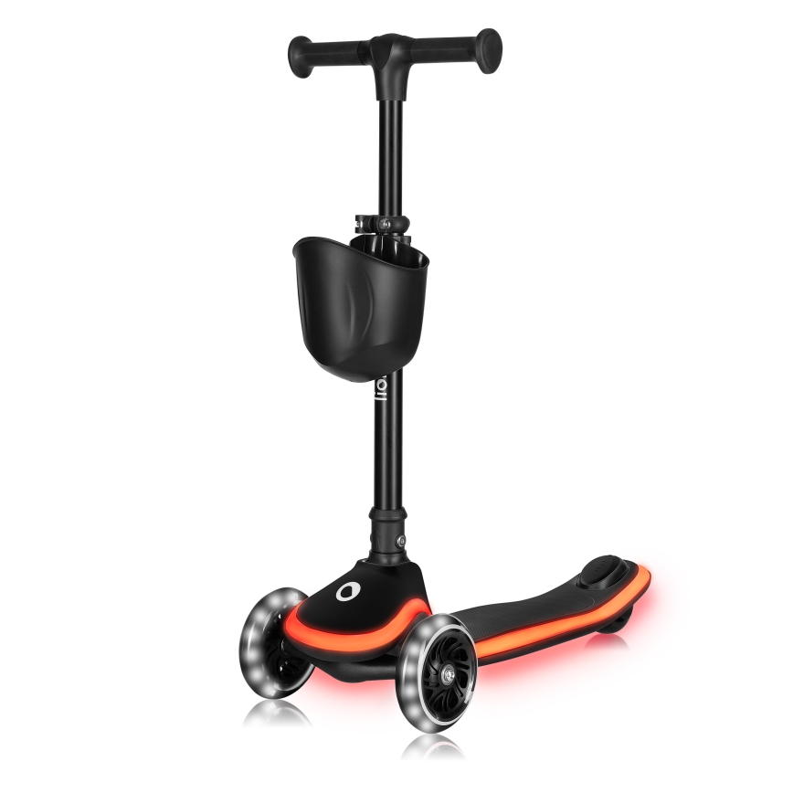 Lionelo - Monopattino per bambini MEY 3xAAA Nero Onice