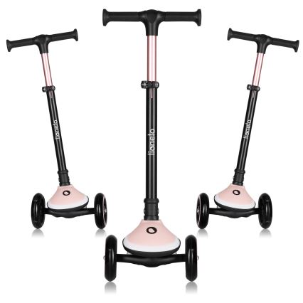 Lionelo - Monopattino per bambini MEY 3xAAA Pink Rose