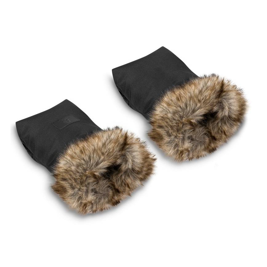 Lionelo - Moufles pour poussette HANDMUFF Noir