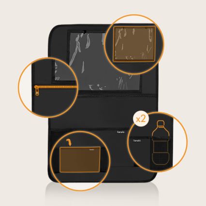 Lionelo - Organisateur de voiture SEAT ORGANIZER Noir