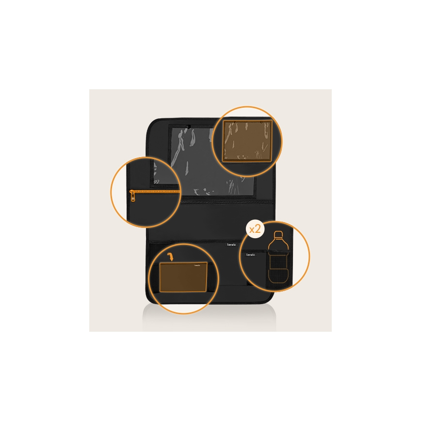 Lionelo - Organisateur de voiture SEAT ORGANIZER Noir