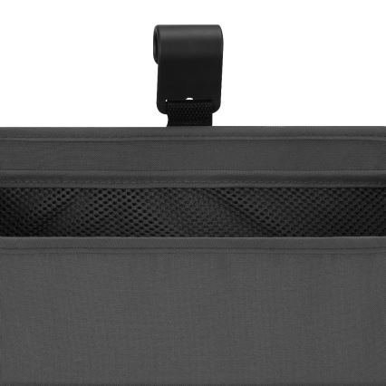 Lionelo - Organiseur 3 en 1 pour lit bébé SIDEPOCKET, gris