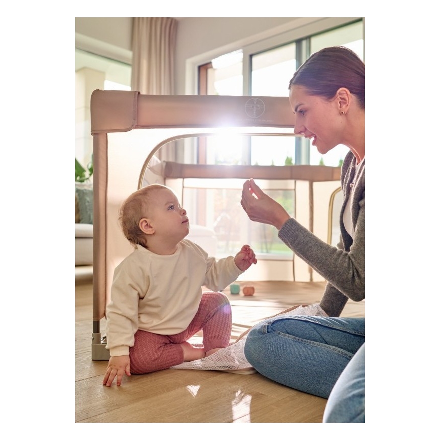 Lionelo - Parc de jeu FLORENCE Beige sable