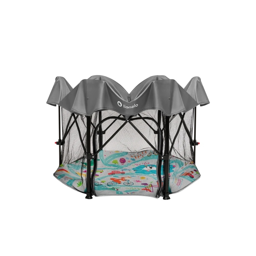 Lionelo - Parc de jeu ROEL PLUS Gris multicolore
