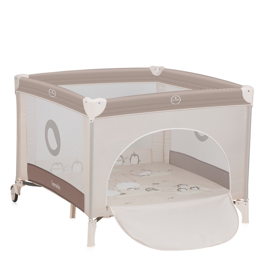 Lionelo - Parcogiochi BONNIE Beige Sabbia