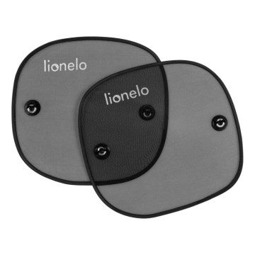 Lionelo - Pare-soleil à ventouse SUNSHADE, lot de 2, noir