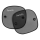 Lionelo - Pare-soleil à ventouse SUNSHADE, lot de 2, noir