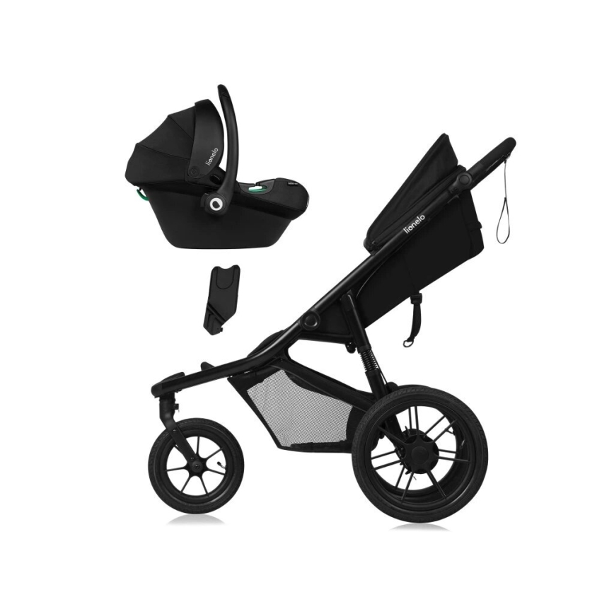 Lionelo - Passeggino AZURA nero