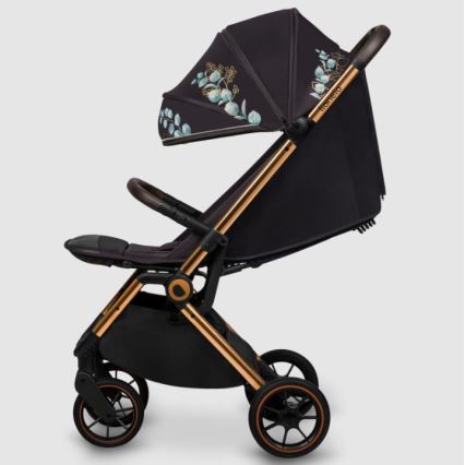 Lionelo - Passeggino CLOE nero/blu/oro