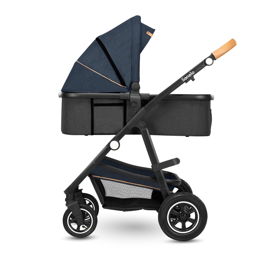 Lionelo - Passeggino combinato 2 in 1 AMBER Blu Navy