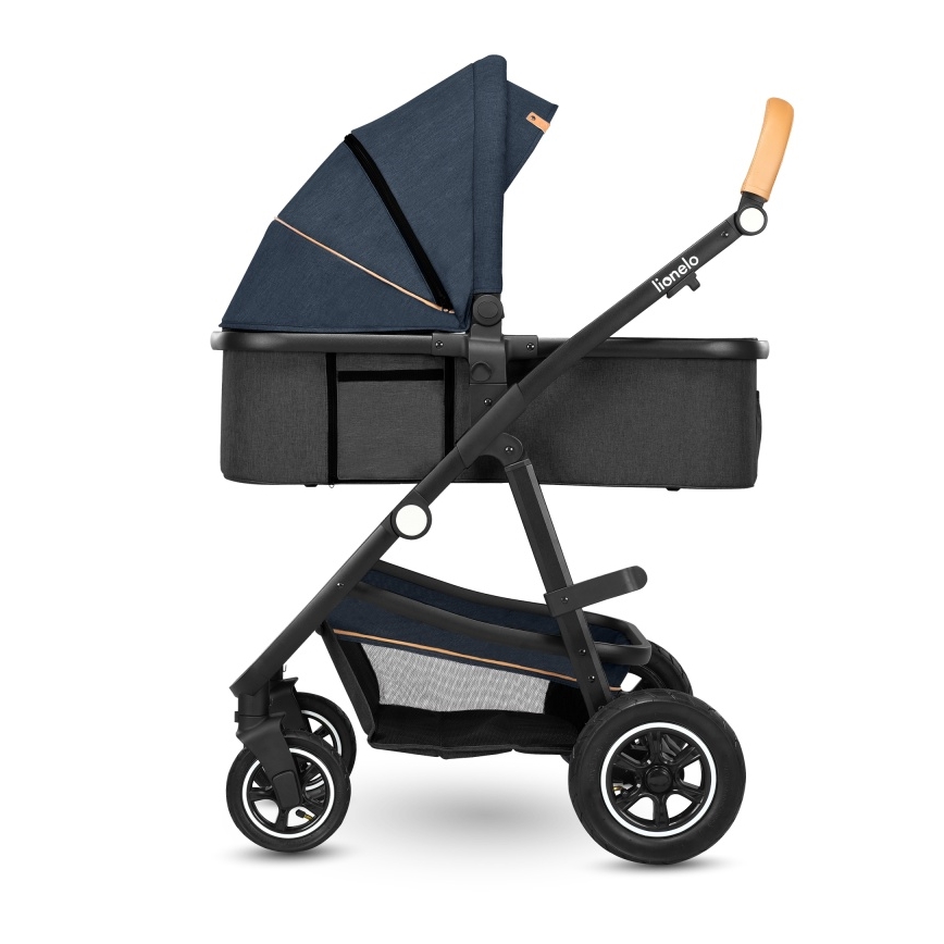 Lionelo - Passeggino combinato 2 in 1 AMBER Blu Navy