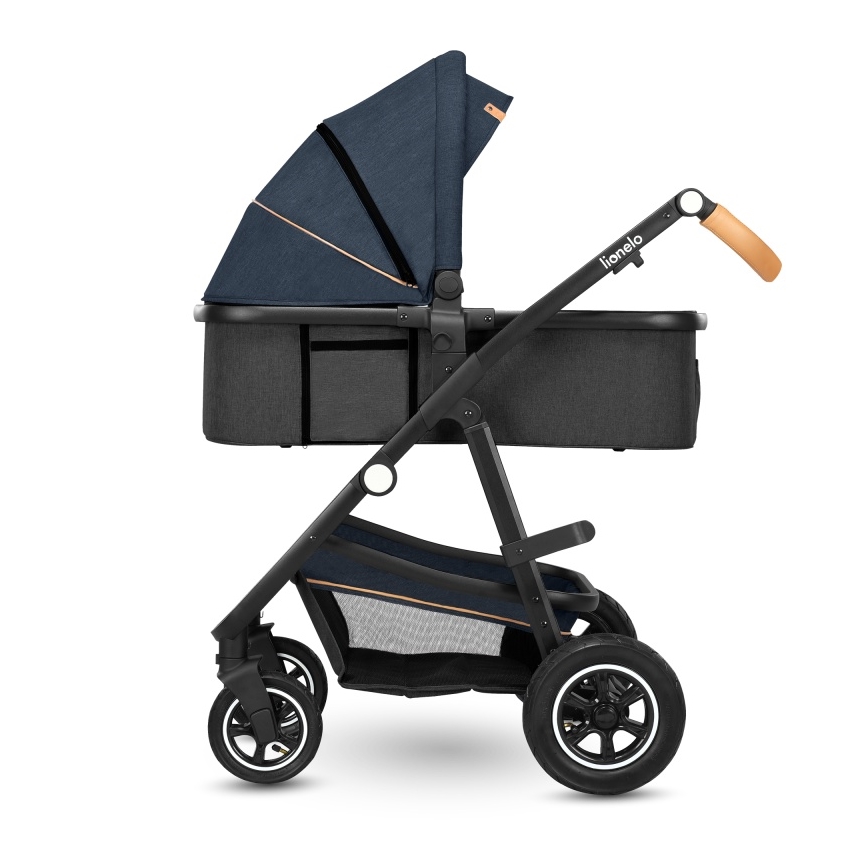 Lionelo - Passeggino combinato 2 in 1 AMBER Blu Navy