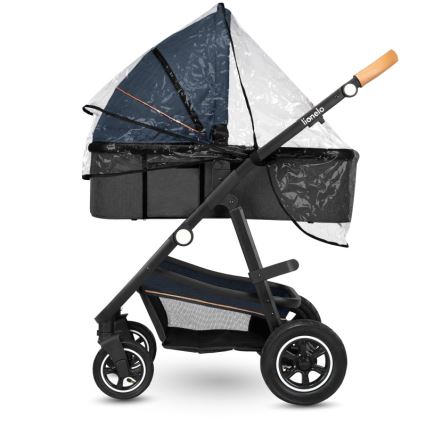 Lionelo - Passeggino combinato 2 in 1 AMBER Blu Navy