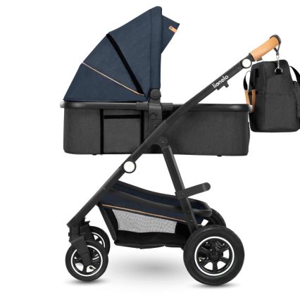 Lionelo - Passeggino combinato 2 in 1 AMBER Blu Navy