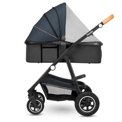 Lionelo - Passeggino combinato 2 in 1 AMBER Blu Navy