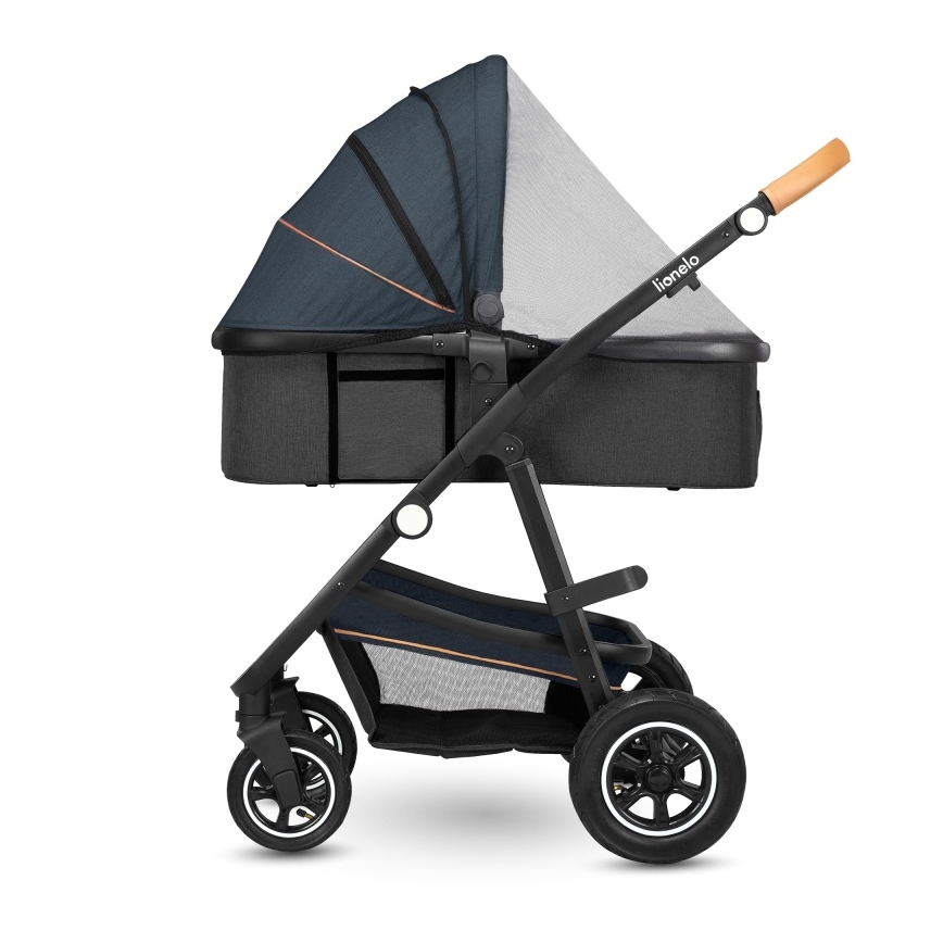 Lionelo - Passeggino combinato 2 in 1 AMBER Blu Navy