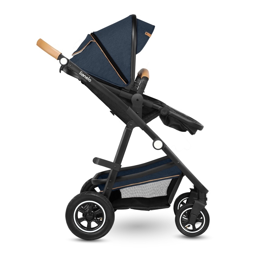 Lionelo - Passeggino combinato 2 in 1 AMBER Blu Navy