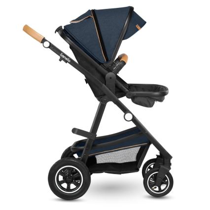 Lionelo - Passeggino combinato 2 in 1 AMBER Blu Navy