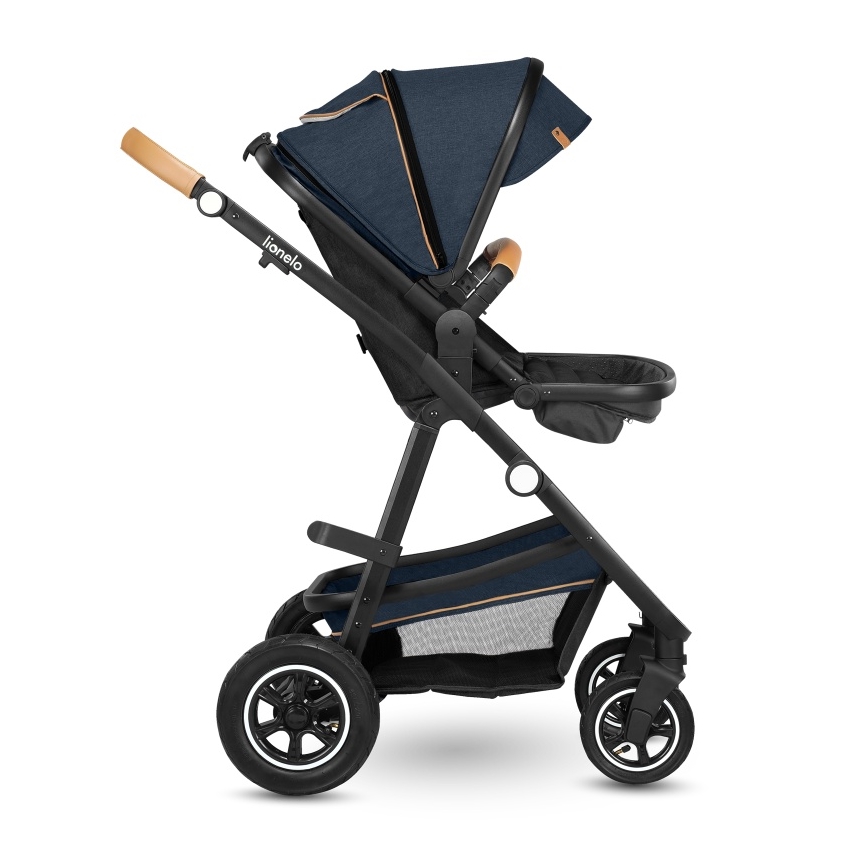 Lionelo - Passeggino combinato 2 in 1 AMBER Blu Navy