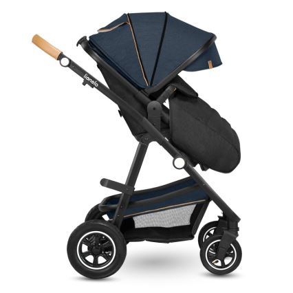 Lionelo - Passeggino combinato 2 in 1 AMBER Blu Navy