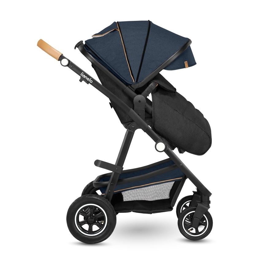 Lionelo - Passeggino combinato 2 in 1 AMBER Blu Navy