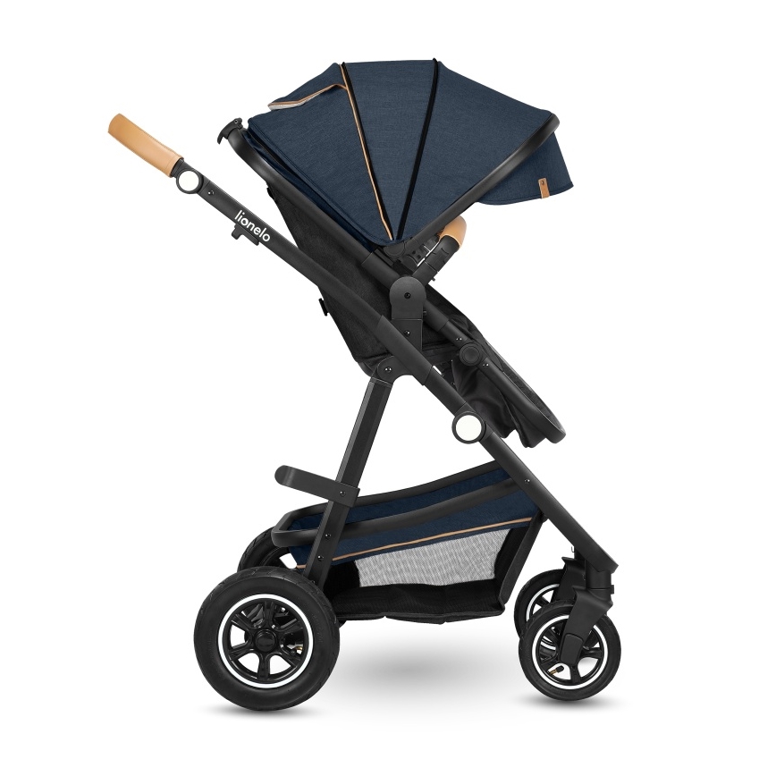 Lionelo - Passeggino combinato 2 in 1 AMBER Blu Navy