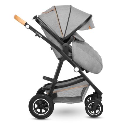 Lionelo - Passeggino combinato 2 in 1 AMBER Grey Stone