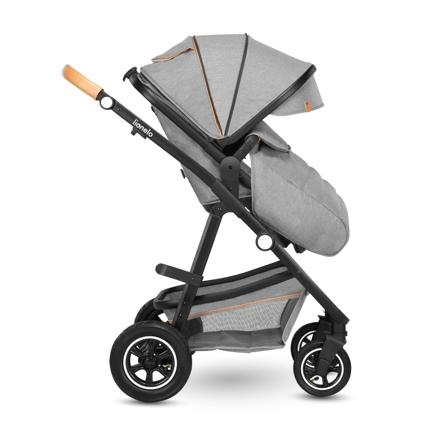 Lionelo - Passeggino combinato 2 in 1 AMBER Grey Stone