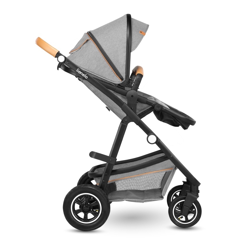Lionelo - Passeggino combinato 2 in 1 AMBER Grey Stone