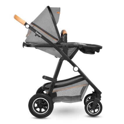 Lionelo - Passeggino combinato 2 in 1 AMBER Grey Stone
