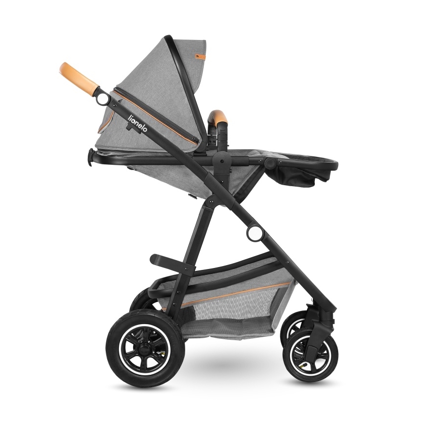 Lionelo - Passeggino combinato 2 in 1 AMBER Grey Stone