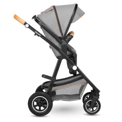 Lionelo - Passeggino combinato 2 in 1 AMBER Grey Stone