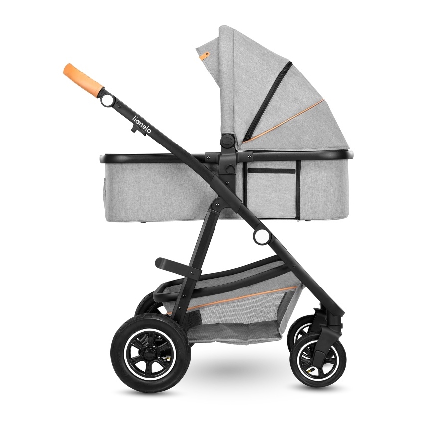 Lionelo - Passeggino combinato 2 in 1 AMBER Grey Stone