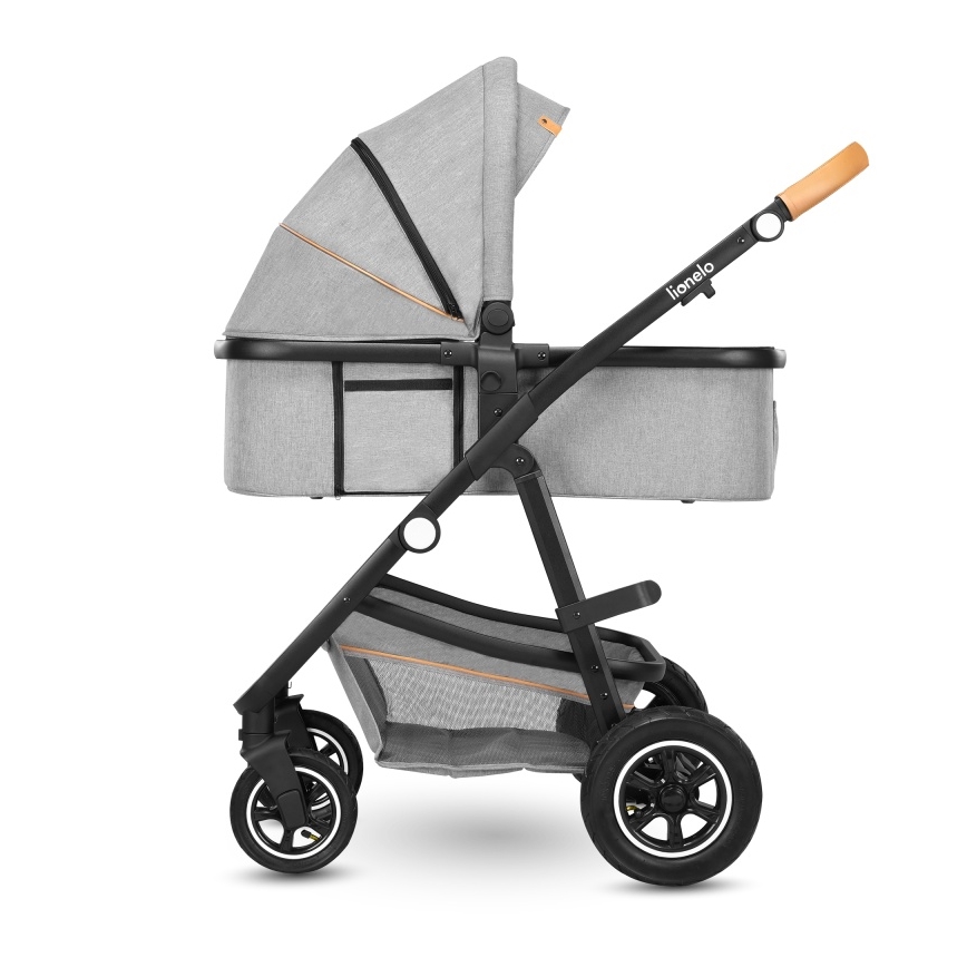 Lionelo - Passeggino combinato 2 in 1 AMBER Grey Stone