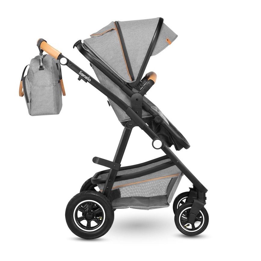 Lionelo - Passeggino combinato 2 in 1 AMBER Grey Stone