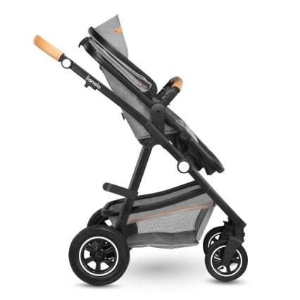 Lionelo - Passeggino combinato 2 in 1 AMBER Grey Stone