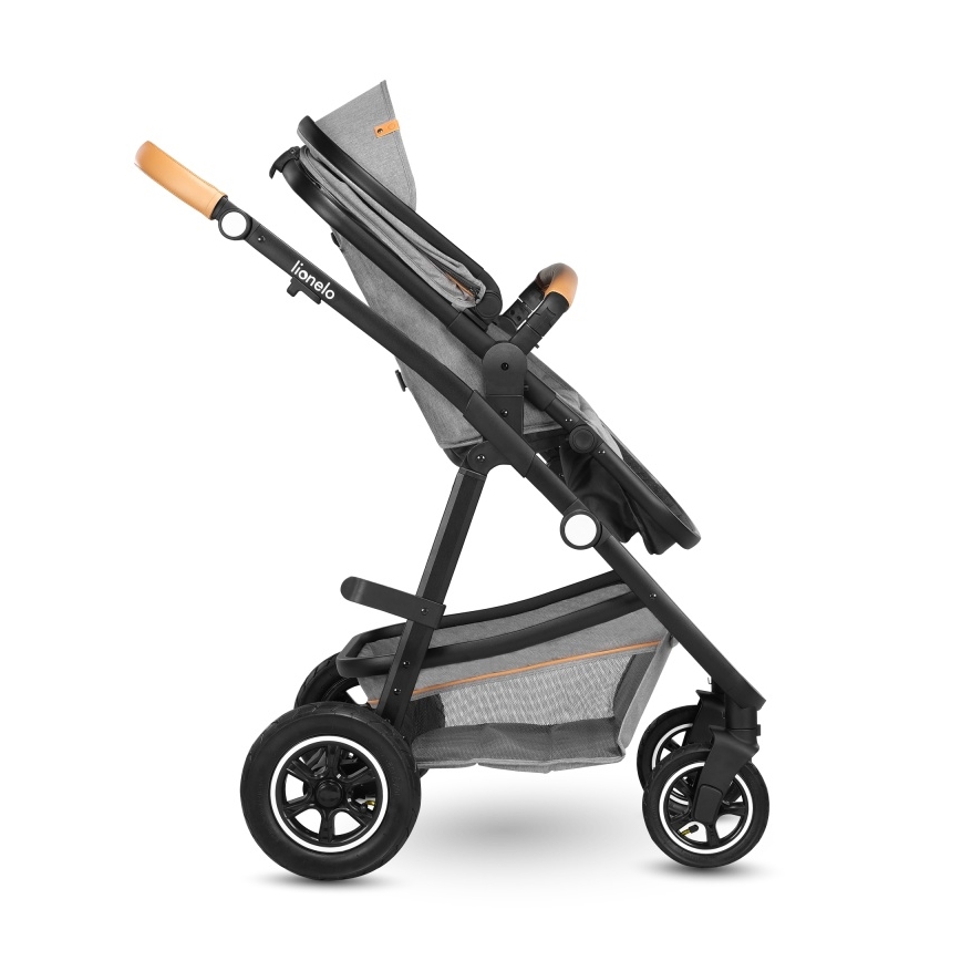 Lionelo - Passeggino combinato 2 in 1 AMBER Grey Stone