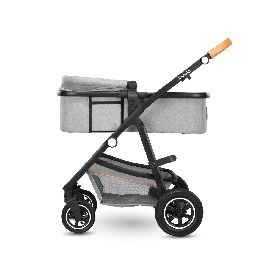 Lionelo - Passeggino combinato 2 in 1 AMBER Grey Stone