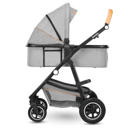 Lionelo - Passeggino combinato 2 in 1 AMBER Grey Stone