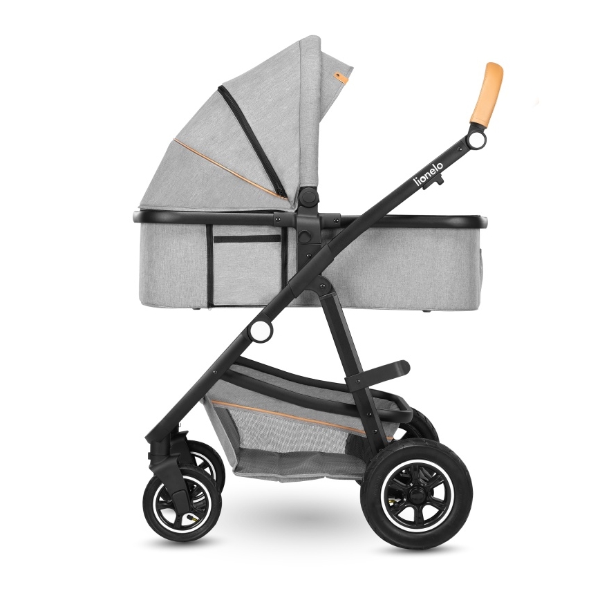 Lionelo - Passeggino combinato 2 in 1 AMBER Grey Stone