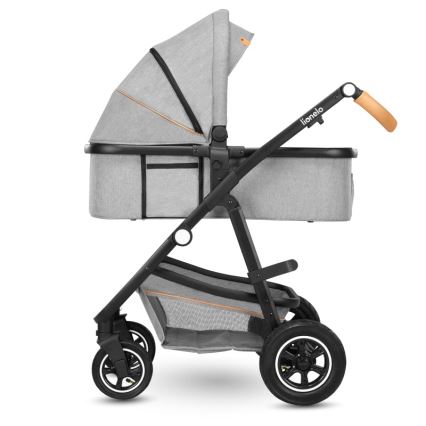 Lionelo - Passeggino combinato 2 in 1 AMBER Grey Stone