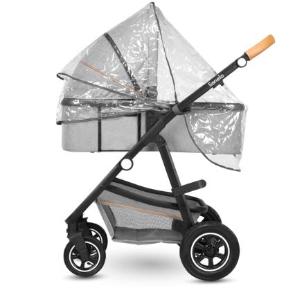 Lionelo - Passeggino combinato 2 in 1 AMBER Grey Stone