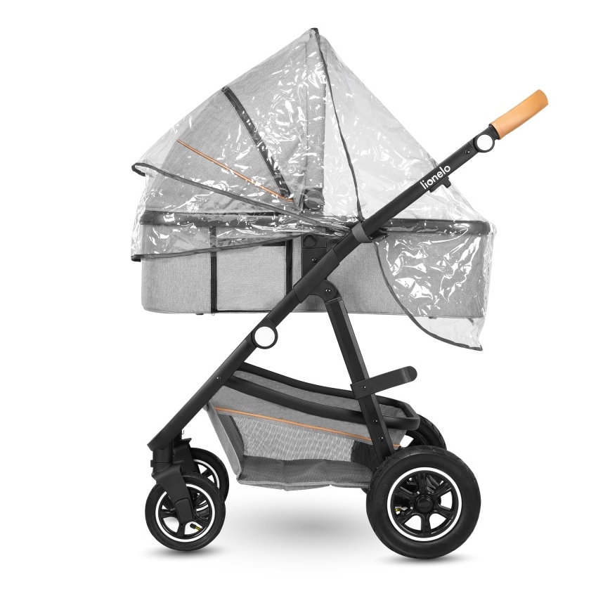 Lionelo - Passeggino combinato 2 in 1 AMBER Grey Stone
