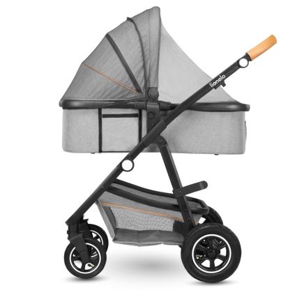 Lionelo - Passeggino combinato 2 in 1 AMBER Grey Stone