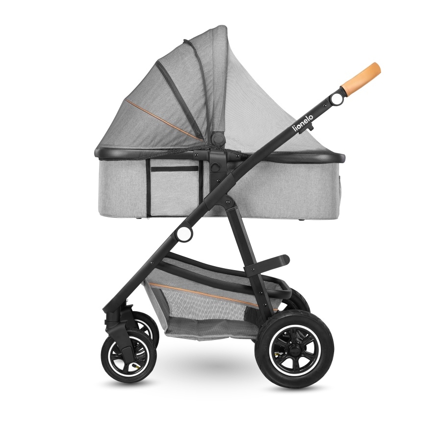 Lionelo - Passeggino combinato 2 in 1 AMBER Grey Stone