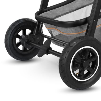 Lionelo - Passeggino combinato 2 in 1 AMBER Grey Stone