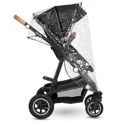 Lionelo - Passeggino combinato 2 in 1 AMBER Grigio Grafite