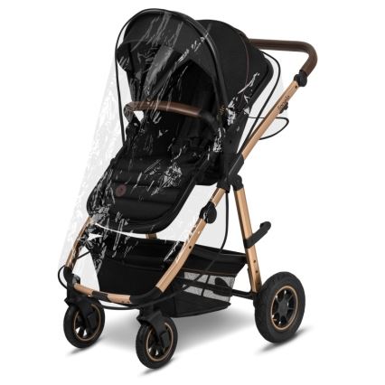 Lionelo - Passeggino combinato 2 in 1 AMBER Nero Onice