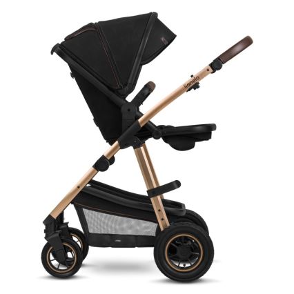 Lionelo - Passeggino combinato 2 in 1 AMBER Nero Onice